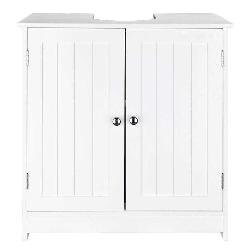 Meuble de rangement sous-lavabo blanc