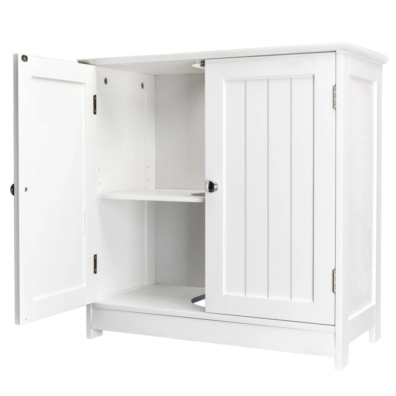 Meuble de rangement sous-lavabo blanc