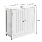 Meuble de rangement sous-lavabo blanc