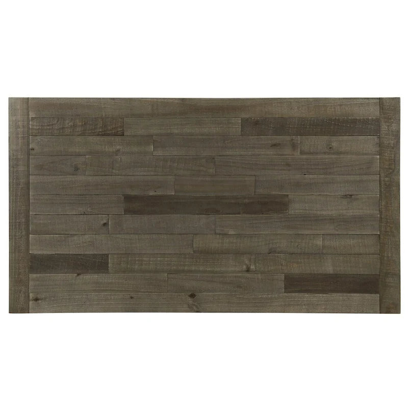 Table de salle à manger en bois bicolore bleu et marron Roundhill Furniture Prato - N/A