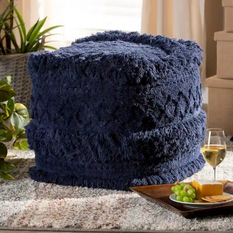 Le pouf marocain Koroh de The Curated Nomad