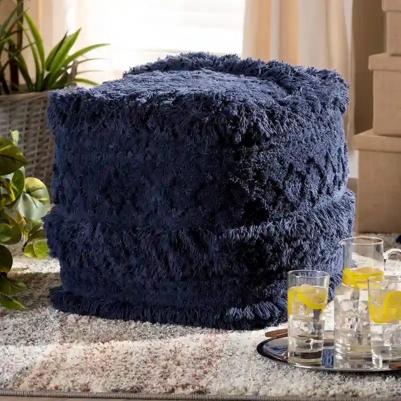 Le pouf marocain Koroh de The Curated Nomad