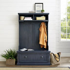 Crosley Seaside Hall Tree, fini bleu marine vieilli