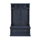 Crosley Seaside Hall Tree, fini bleu marine vieilli