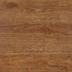 Table de salle à manger ronde sur pied en bois flotté, 4 places