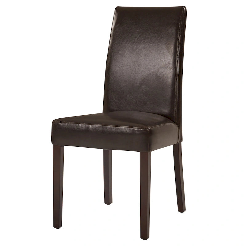 Chaises de salle à manger en cuir Hartford, lot de 2