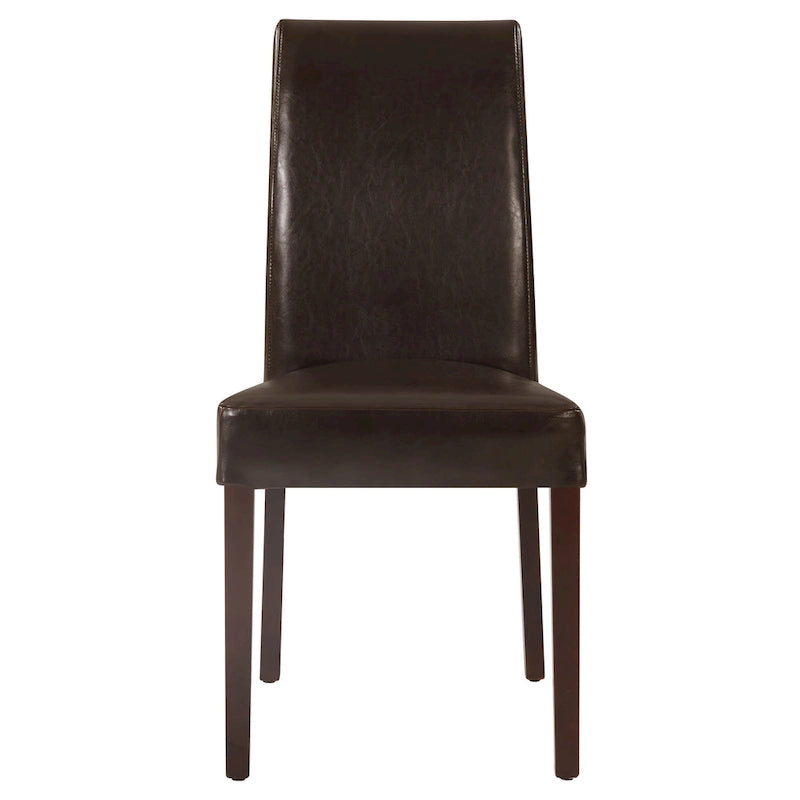 Chaises de salle à manger en cuir Hartford, lot de 2