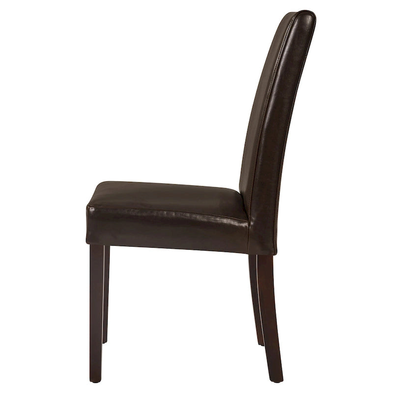 Chaises de salle à manger en cuir Hartford, lot de 2