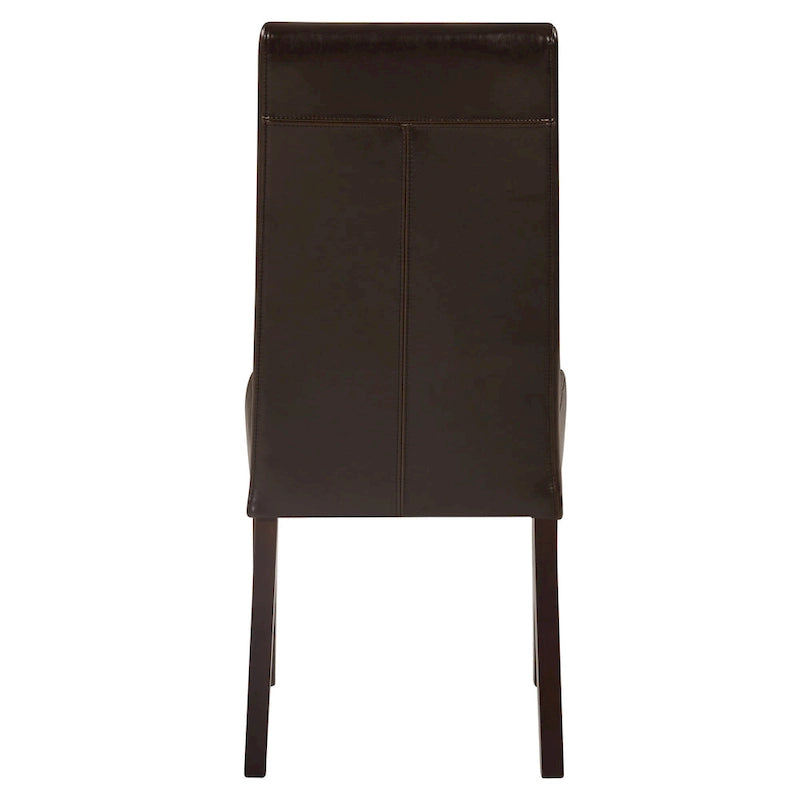 Chaises de salle à manger en cuir Hartford, lot de 2