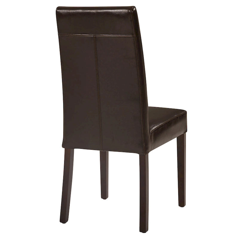 Chaises de salle à manger en cuir Hartford, lot de 2