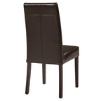 Chaises de salle à manger en cuir Hartford, lot de 2