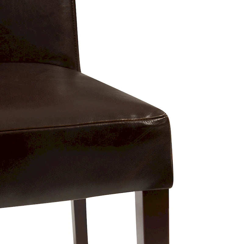 Chaises de salle à manger en cuir Hartford, lot de 2