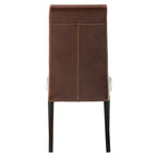 Chaises de salle à manger en cuir Hartford, lot de 2