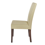 Chaises de salle à manger en cuir Hartford, lot de 2