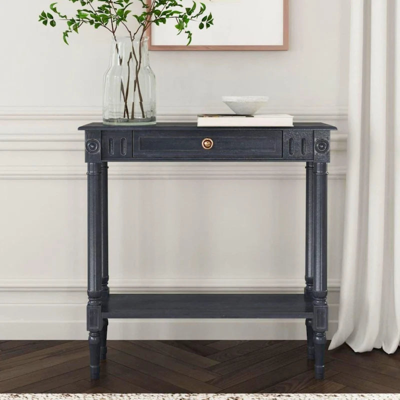 Console accent en bois avec tiroir East at Main