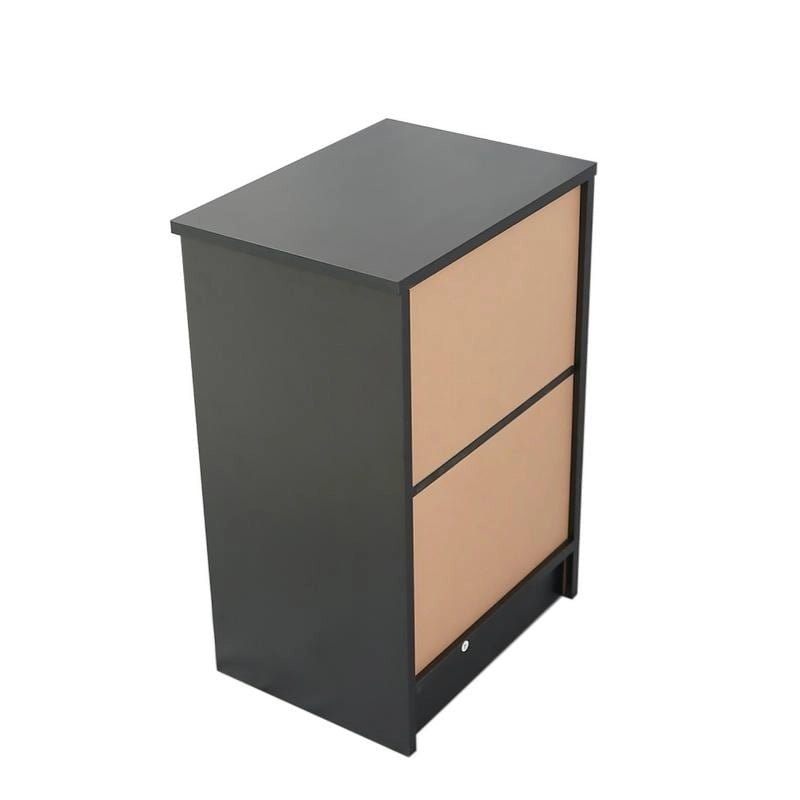 Simplifiez les meubles de chambre Table de chevet à 1 ou 2 tiroirs, 2 styles