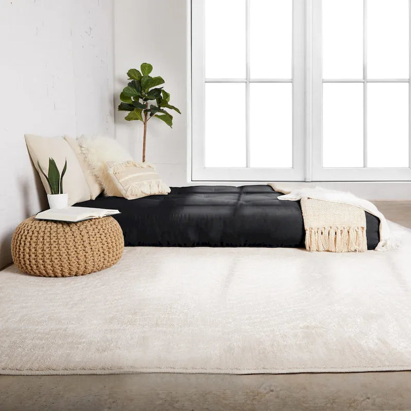 Matelas futon japonais de sol pleine grandeur 20 cm multicolore – 1 à 2 personnes