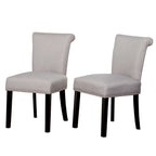Chaise de salle à manger Parsons Adeline Simple Living avec clous décoratifs (Lot de 2)
