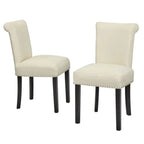 Chaise de salle à manger Parsons Adeline Simple Living avec clous décoratifs (Lot de 2)