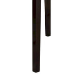 Table Haute Spacieuse en Bois Plateau Effet Marbre Marron