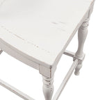 Ensemble de table de rassemblement Magnolia Manor Antique White Weathered Bark Opt 5 pièces