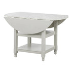 Table à manger ronde blanche style cottage simple