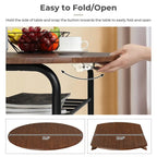 Table de salle à manger abattante de 80 cm pour petit espace, ensemble table de cuisine pour 2 personnes