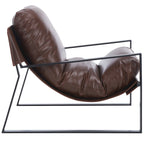 SAFAVIEH Elinor Fauteuil d'appoint avec surmatelas (entièrement assemblé) - 31 po L x 35 po P x 33 po H - 31Lx35Px33H