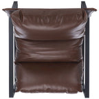 SAFAVIEH Elinor Fauteuil d'appoint avec surmatelas (entièrement assemblé) - 31 po L x 35 po P x 33 po H - 31Lx35Px33H