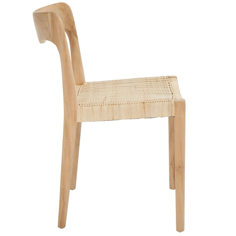 SAFAVIEH Betsey Wicker Chaise de salle à manger 31 po - 21 L x 18 P x 31 H - 20Lx18Px31H