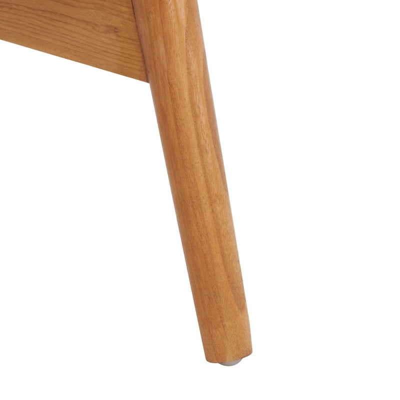 Fauteuil d'appoint en cuir tressé noir / cognac / blanc – Une place