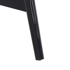 Fauteuil d'appoint en cuir tressé noir / cognac / blanc – Une place
