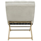 SAFAVIEH Cheri Chaise longue avec oreiller rond - 65Lx23Px33H