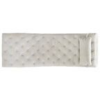 SAFAVIEH Cheri Chaise longue avec oreiller rond - 65Lx23Px33H