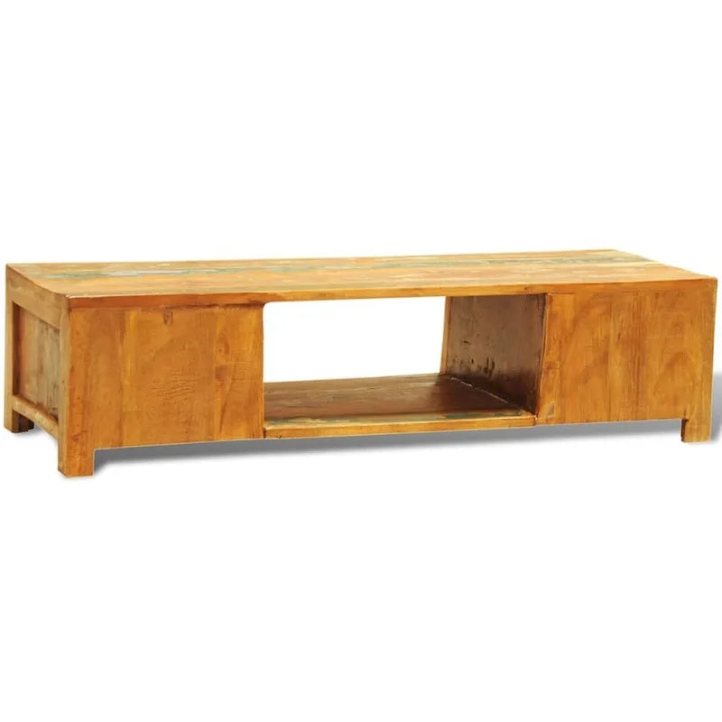Meuble TV vidaXL avec 2 portes en bois de récupération Vintage