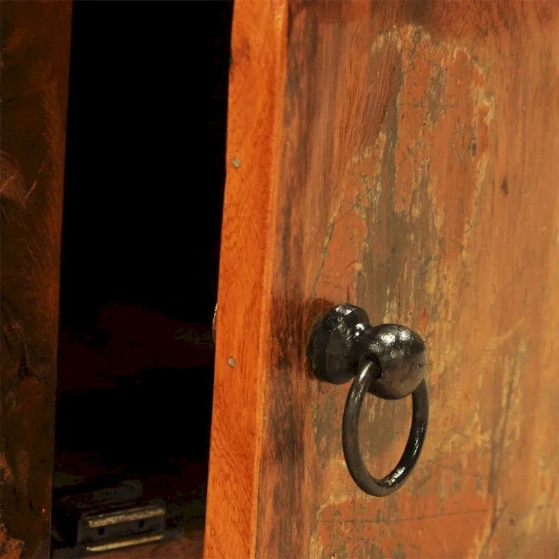 Meuble TV vidaXL avec 2 portes en bois de récupération Vintage