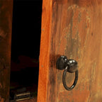 Meuble TV vidaXL avec 2 portes en bois de récupération Vintage
