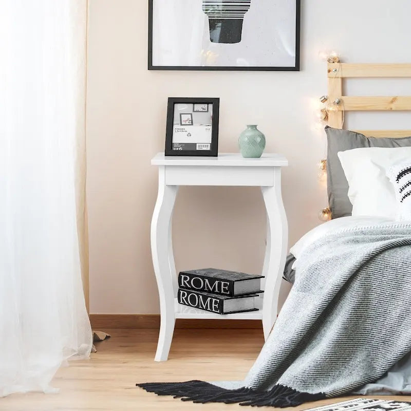 Table d'appoint avec rangement pour canapé