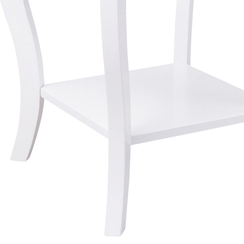 Table d'appoint avec rangement pour canapé