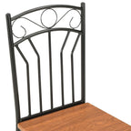 vidaXL Chaises de salle à manger 2 pcs MDF marron