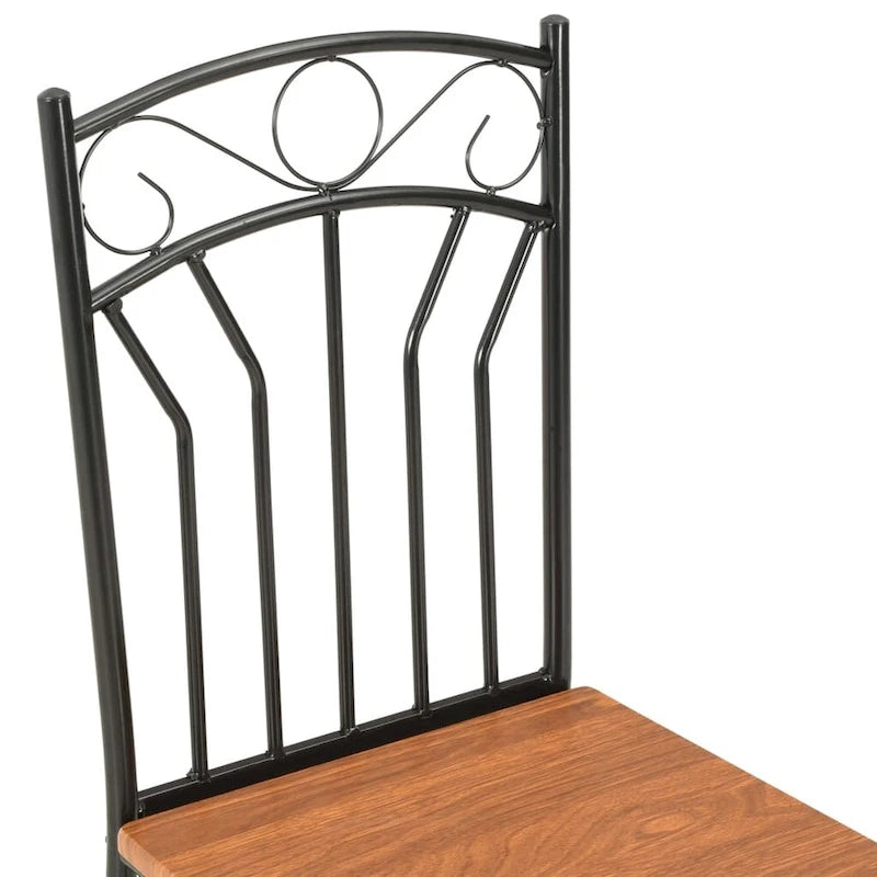 vidaXL Chaises de salle à manger 2 pcs MDF marron