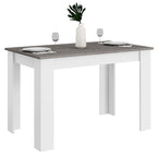 Costway Ensemble de salle à manger 5 pièces Table rectangulaire moderne et 4 chaises en bois d'hévéa
