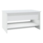 vidaXL Table Basse Relevable Table d'appoint Table d'appoint pour Canapé Bois d'ingénierie - 80 x 50 x 42,5 cm