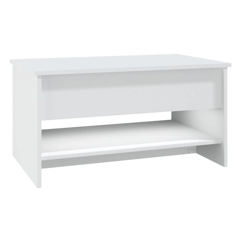 vidaXL Table Basse Relevable Table d'appoint Table d'appoint pour Canapé Bois d'ingénierie - 80 x 50 x 42,5 cm