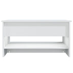 vidaXL Table Basse Relevable Table d'appoint Table d'appoint pour Canapé Bois d'ingénierie - 80 x 50 x 42,5 cm