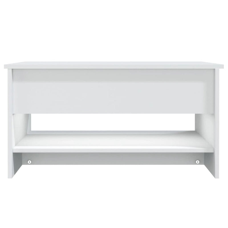 vidaXL Table Basse Relevable Table d'appoint Table d'appoint pour Canapé Bois d'ingénierie - 80 x 50 x 42,5 cm