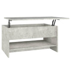 vidaXL Table Basse Relevable Table d'appoint Table d'appoint pour Canapé Bois d'ingénierie - 80 x 50 x 42,5 cm