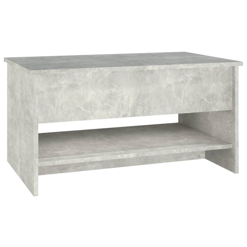 vidaXL Table Basse Relevable Table d'appoint Table d'appoint pour Canapé Bois d'ingénierie - 80 x 50 x 42,5 cm