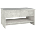 vidaXL Table Basse Relevable Table d'appoint Table d'appoint pour Canapé Bois d'ingénierie - 80 x 50 x 42,5 cm