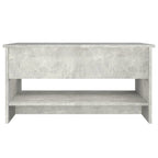 vidaXL Table Basse Relevable Table d'appoint Table d'appoint pour Canapé Bois d'ingénierie - 80 x 50 x 42,5 cm